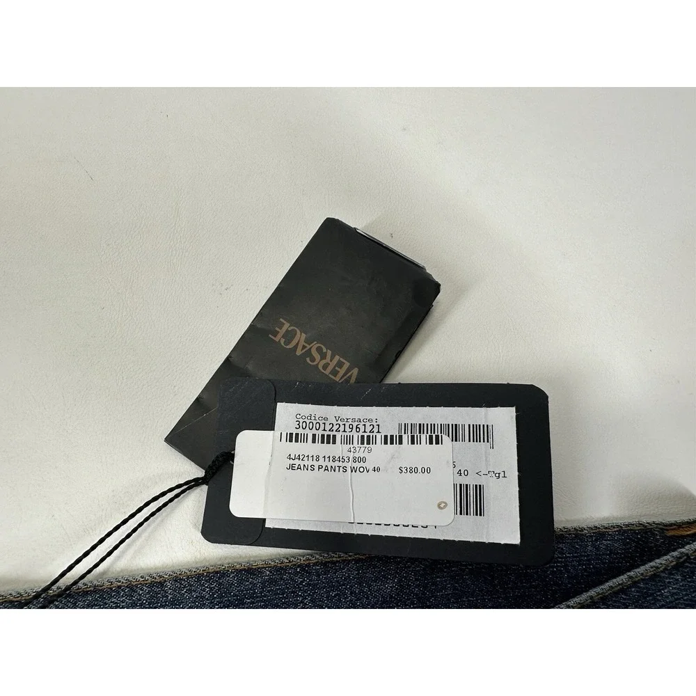 Versace Men's Jeans Size 40 NWT Straight 38x34‎ Button Fly Vintage